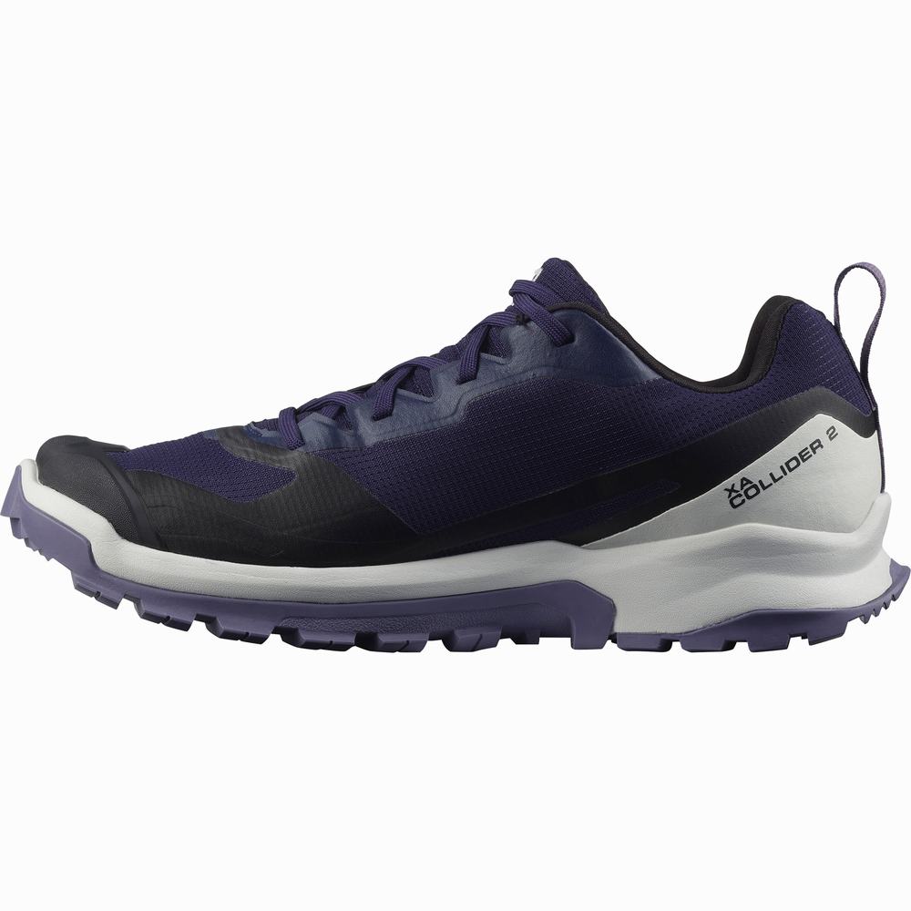 Chaussures Randonnée Salomon Xa Collider 2 Gore-tex Femme Bleu | France-6275419