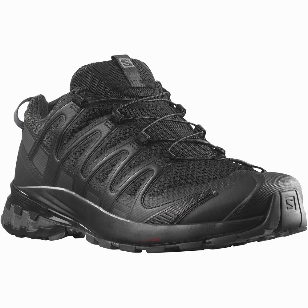 Chaussures Randonnée Salomon Xa Pro 3d V8 Larges Homme Noir | France-4712085