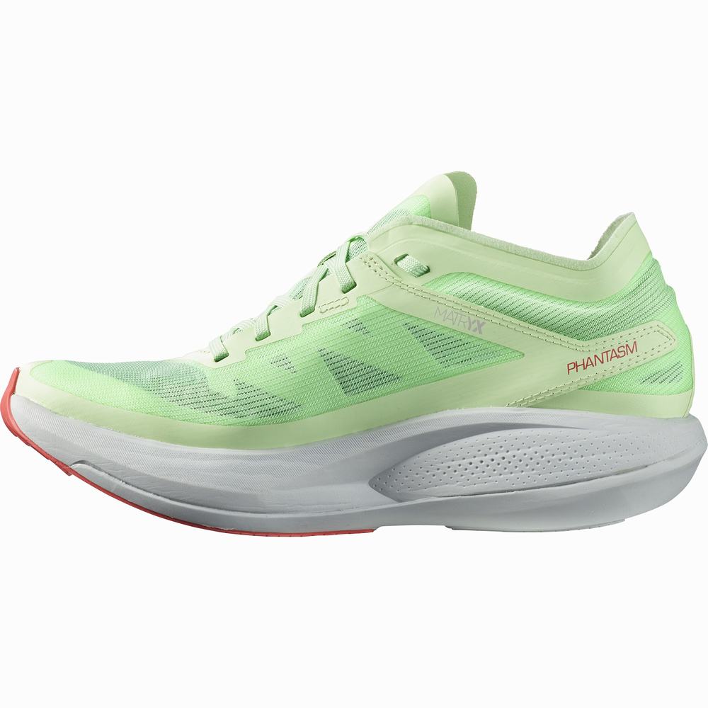 Chaussures Running Salomon Phantasm Femme Vert Bleu Rouge | France-4530896