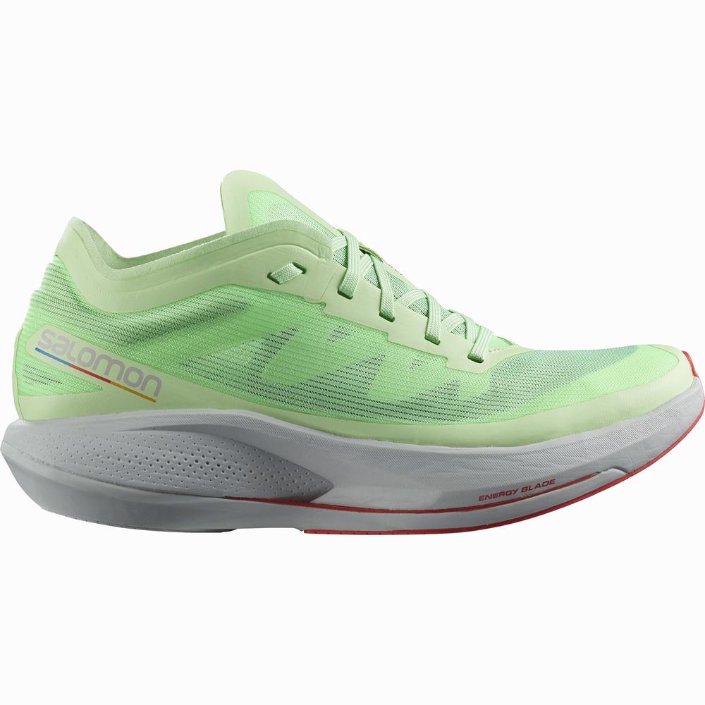 Chaussures Running Salomon Phantasm Femme Vert Bleu Rouge | France-4530896