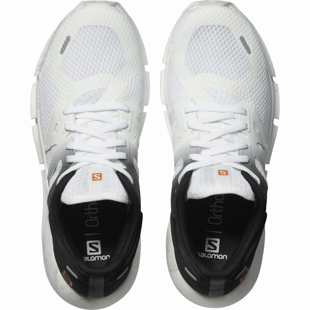 Chaussures Running Salomon Predict 2 Femme Blanche Noir Blanche | France-4069187