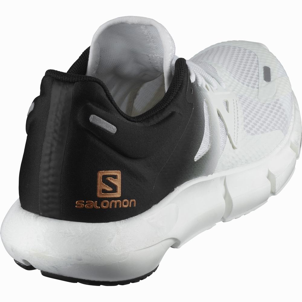 Chaussures Running Salomon Predict 2 Femme Blanche Noir Blanche | France-4069187