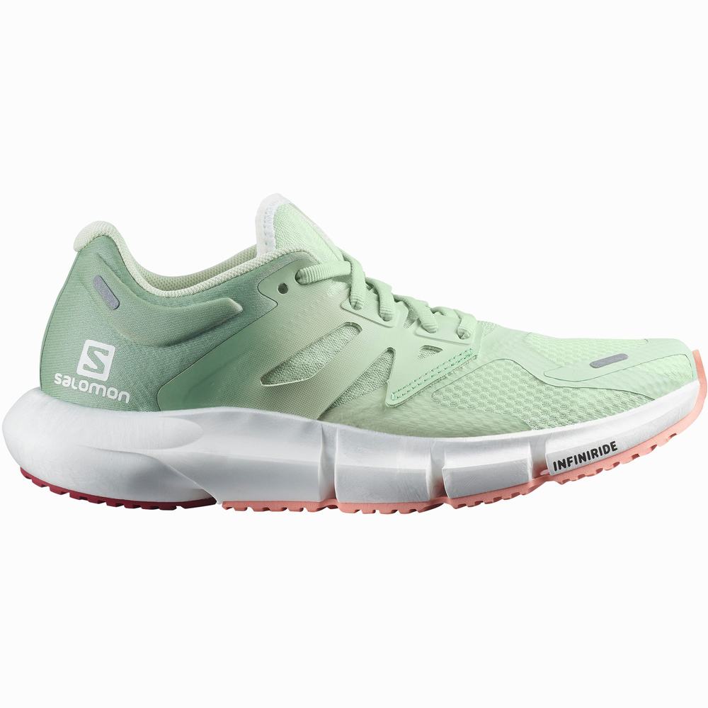 Chaussures Running Salomon Predict 2 Femme Grise Vert | France-8173496