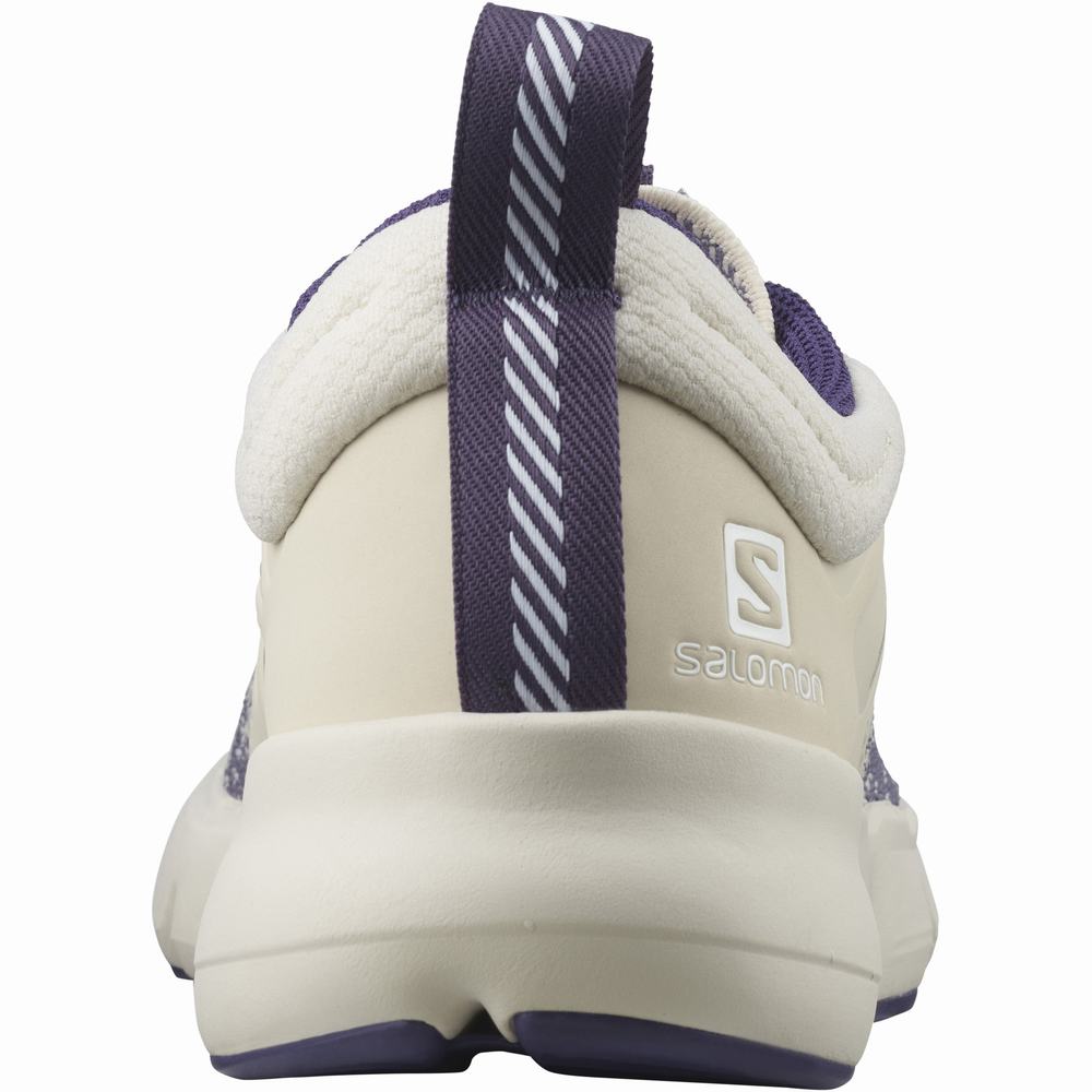 Chaussures Running Salomon Predict Soc 2 Femme Beige Violette | France-9628173