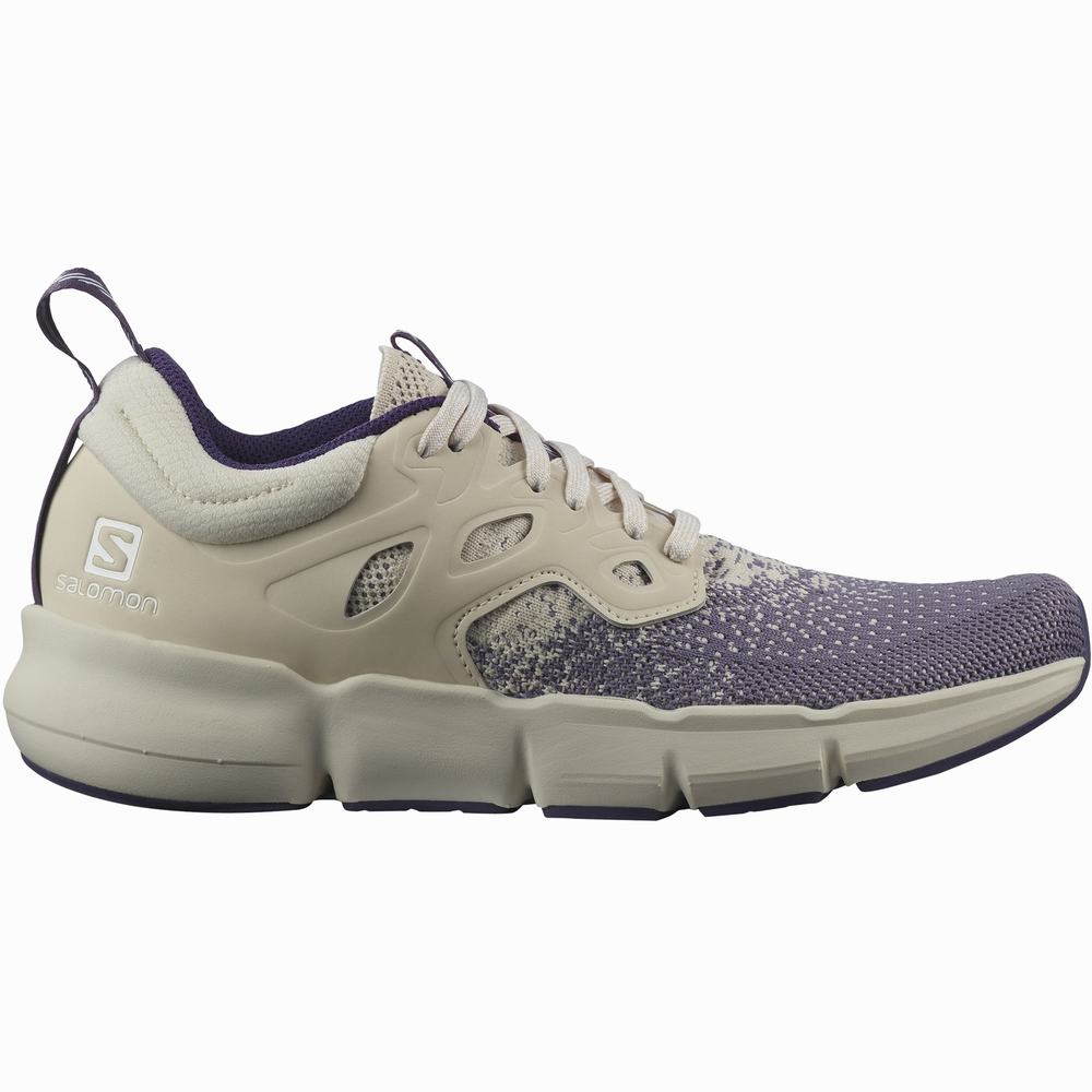 Chaussures Running Salomon Predict Soc 2 Femme Beige Violette | France-9628173