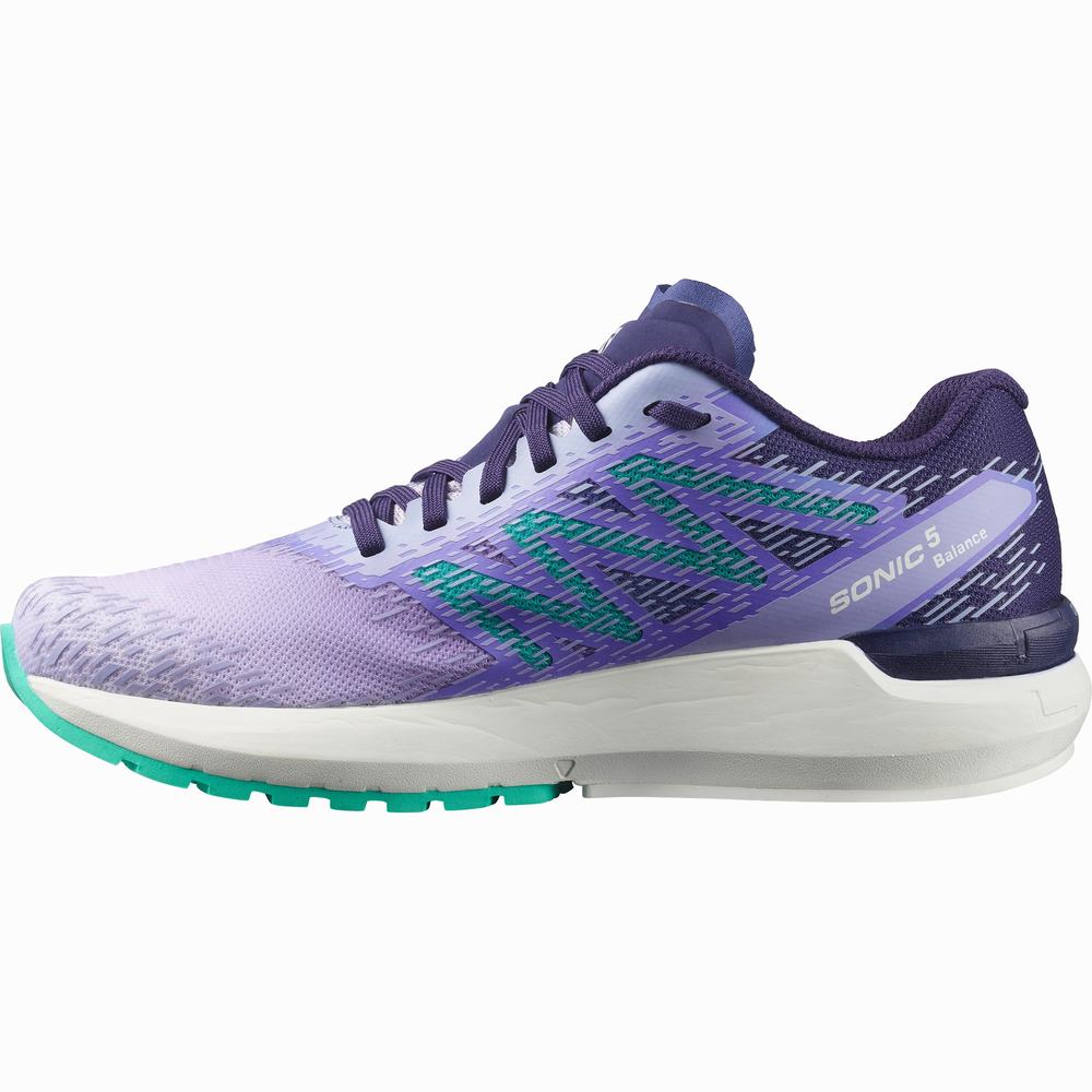 Chaussures Running Salomon Sonic 5 Balance Femme Violette Menthe | France-5397402