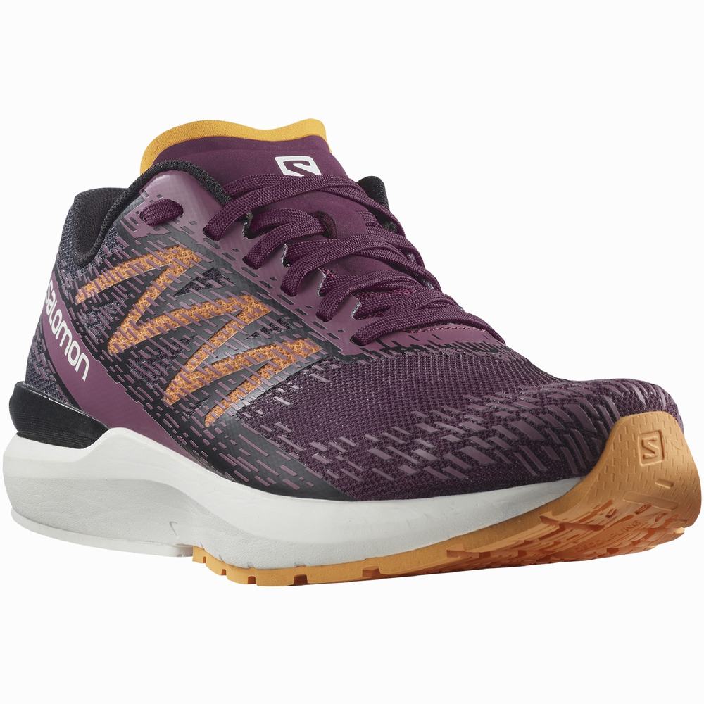 Chaussures Running Salomon Sonic 5 Balance Femme Violette Noir Orange | France-6743509