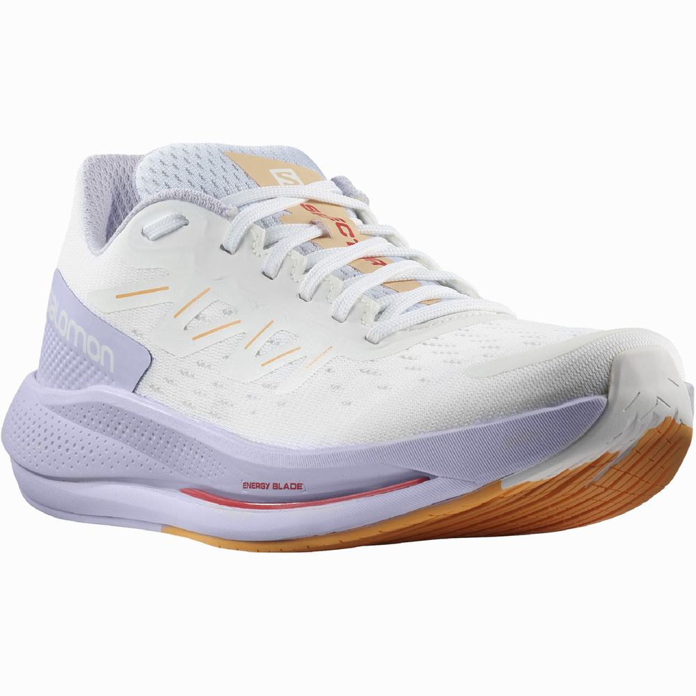 Chaussures Running Salomon Spectur Femme Blanche Violette Orange | France-6712905