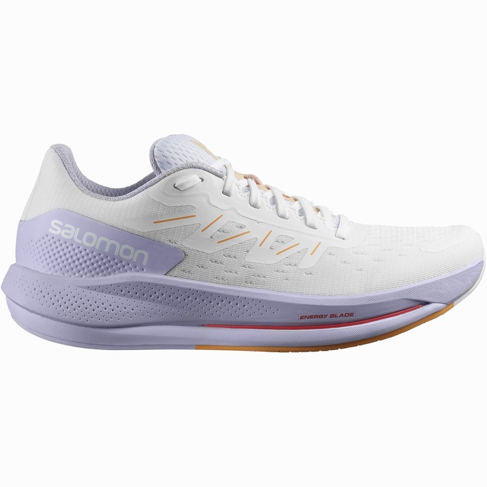 Chaussures Running Salomon Spectur Femme Blanche Violette Orange | France-6712905