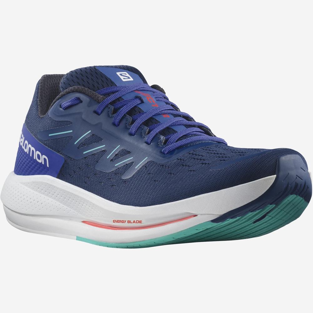 Chaussures Running Salomon Spectur Homme Bleu Menthe | France-2593640