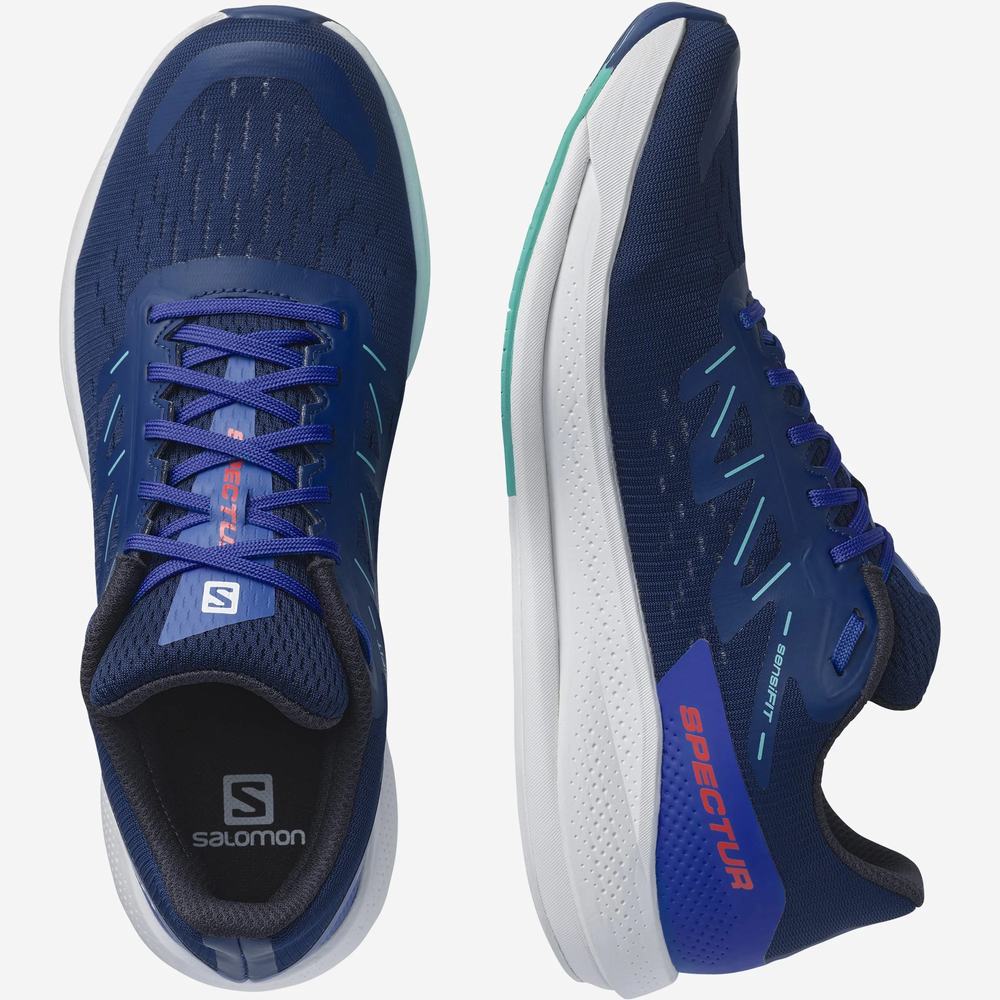 Chaussures Running Salomon Spectur Homme Bleu Menthe | France-2593640