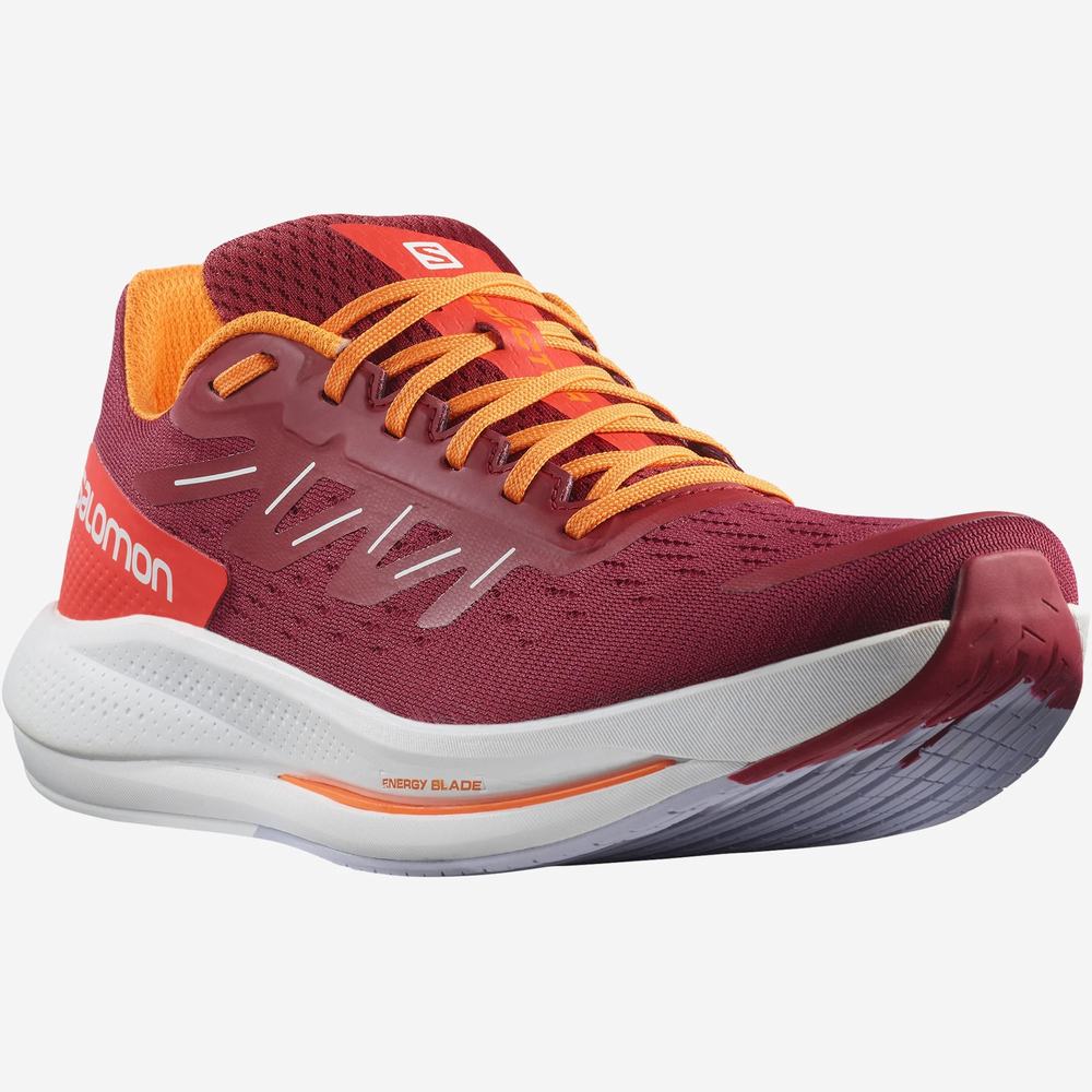 Chaussures Running Salomon Spectur Homme Rouge Orange Violette | France-2640175