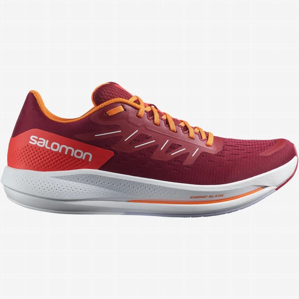 Chaussures Running Salomon Spectur Homme Rouge Orange Violette | France-2640175