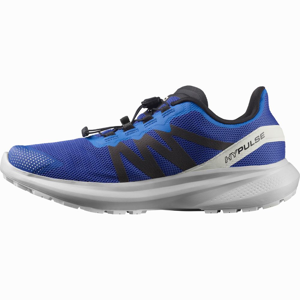 Chaussures Trail Running Salomon Hypulse Homme Bleu Noir Orange | France-0476985