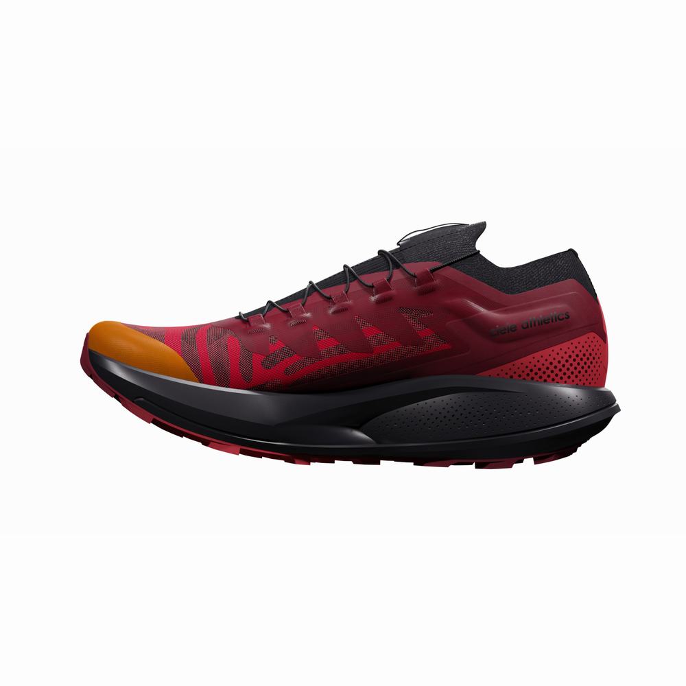 Chaussures Trail Running Salomon Pulsar Trail Pro For Ciele Homme Noir Corail Rouge | France-1094687