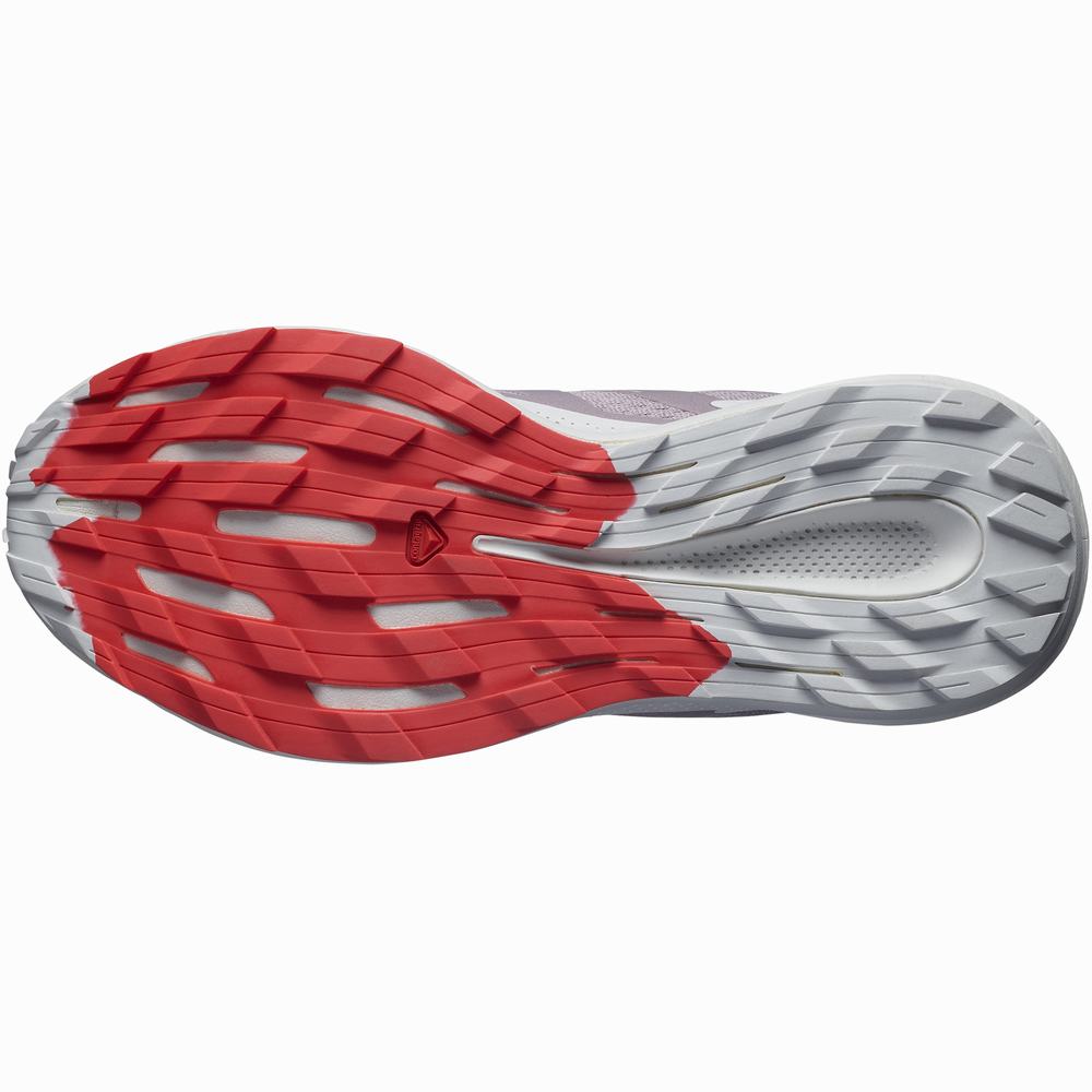 Chaussures Trail Running Salomon Pulsar Trail Femme Violette Blanche Rouge | France-2756018