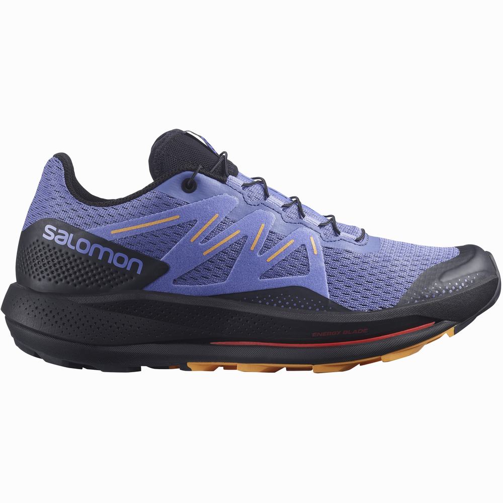 Chaussures Trail Running Salomon Pulsar Trail Femme Violette Noir Orange | France-3260718