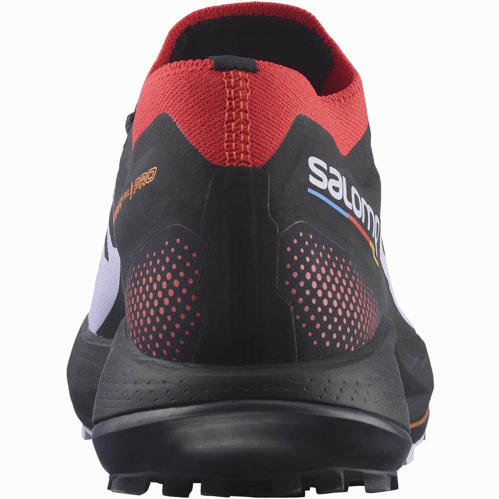 Chaussures Trail Running Salomon Pulsar Trail Pro Homme Violette Rouge Noir | France-6573021