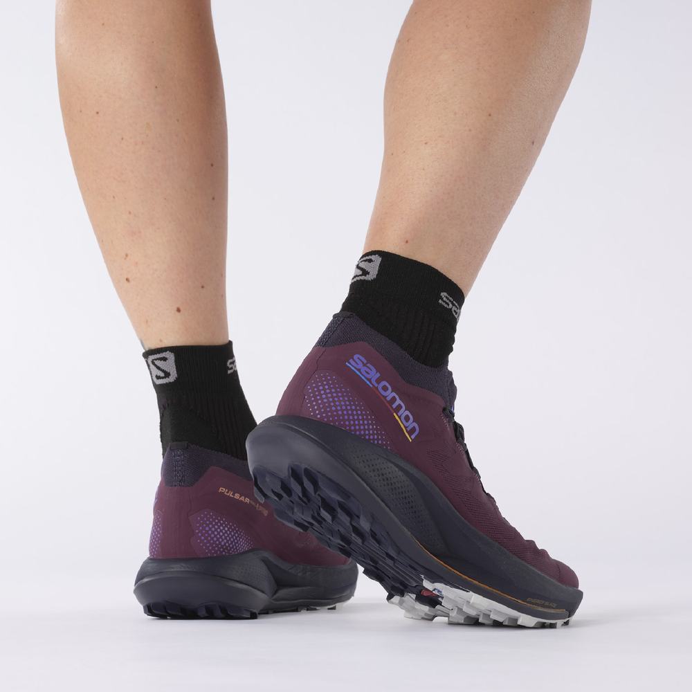 Chaussures Trail Running Salomon Pulsar Trail Pro Femme Violette | France-6845032