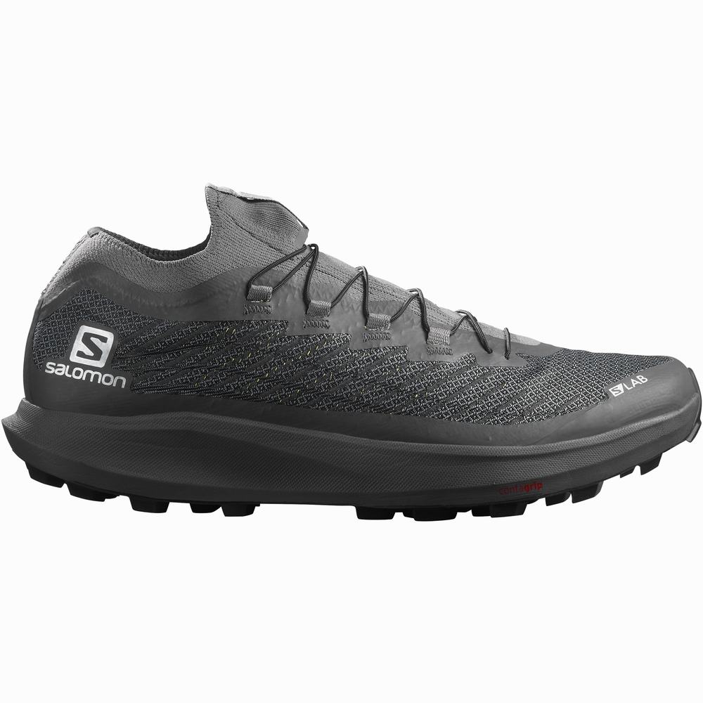 Chaussures Trail Running Salomon S/Lab Pulsar Soft Ground Homme Grise Noir | France-0247159