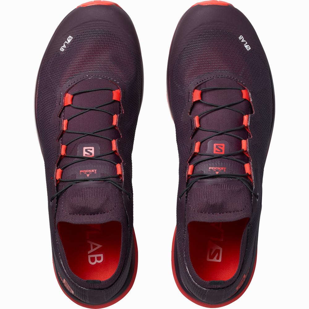 Chaussures Trail Running Salomon S/Lab Ultra 3 Femme Violette Rouge | France-2439675