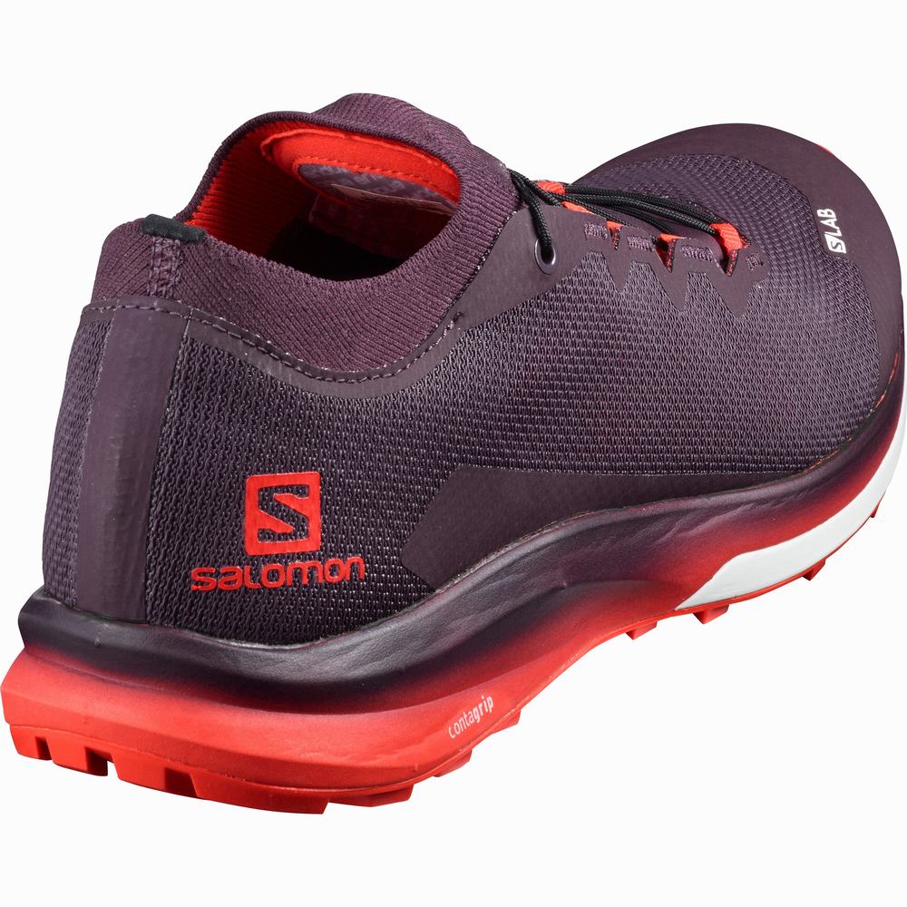 Chaussures Trail Running Salomon S/Lab Ultra 3 Femme Violette Rouge | France-2439675