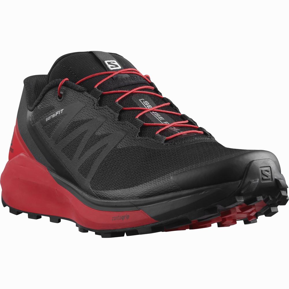 Chaussures Trail Running Salomon Sense Ride 4 Homme Noir | France-5942083