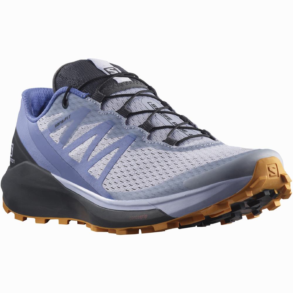 Chaussures Trail Running Salomon Sense Ride 4 Femme Lavande Noir | France-9273140