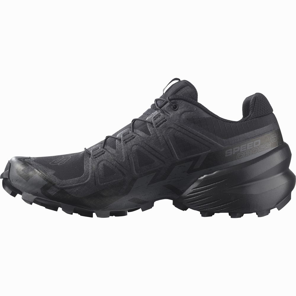 Chaussures Trail Running Salomon Speedcross 6 Homme Noir | France-0295137