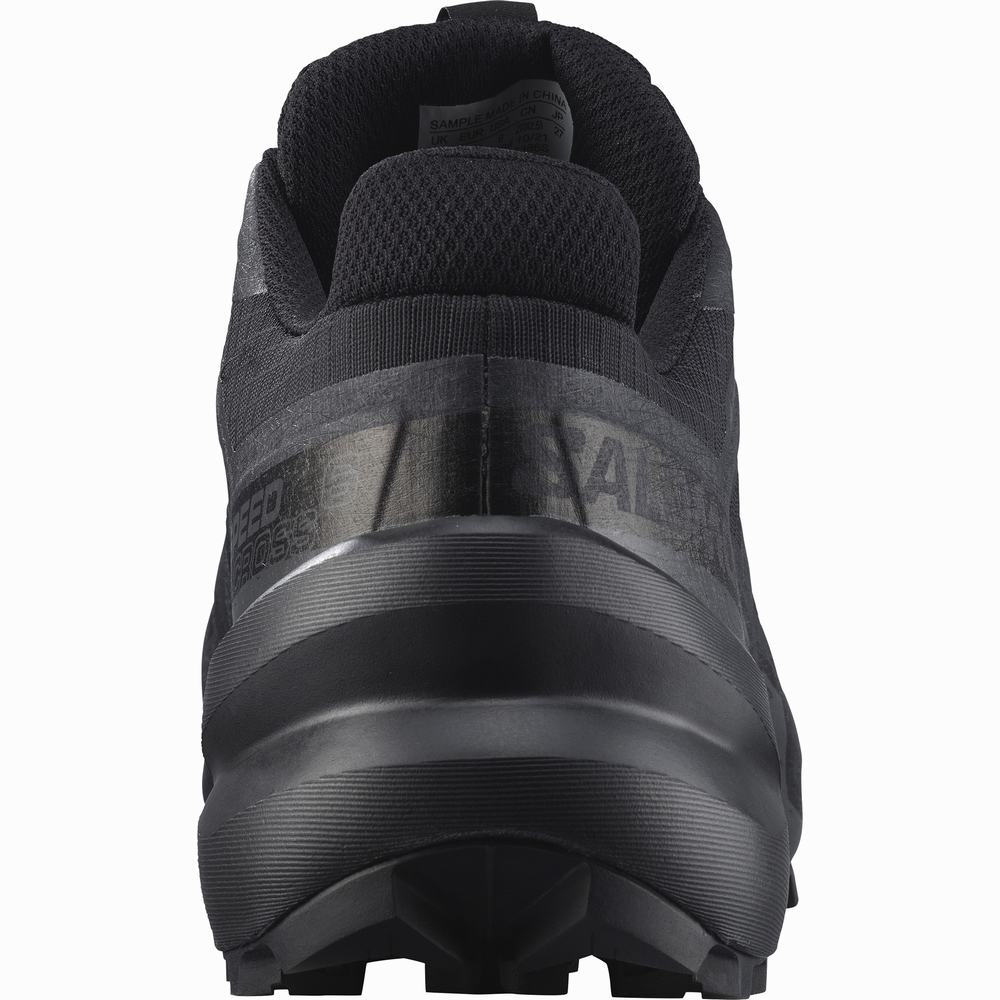 Chaussures Trail Running Salomon Speedcross 6 Gore-tex Homme Noir | France-2186495