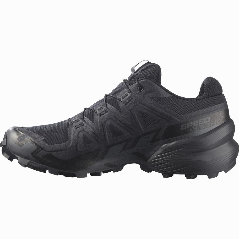 Chaussures Trail Running Salomon Speedcross 6 Gore-tex Homme Noir | France-2186495