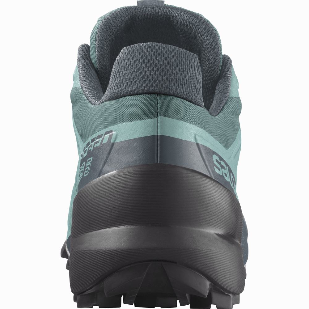 Chaussures Trail Running Salomon Speedcross 5 Femme Turquoise | France-2379510