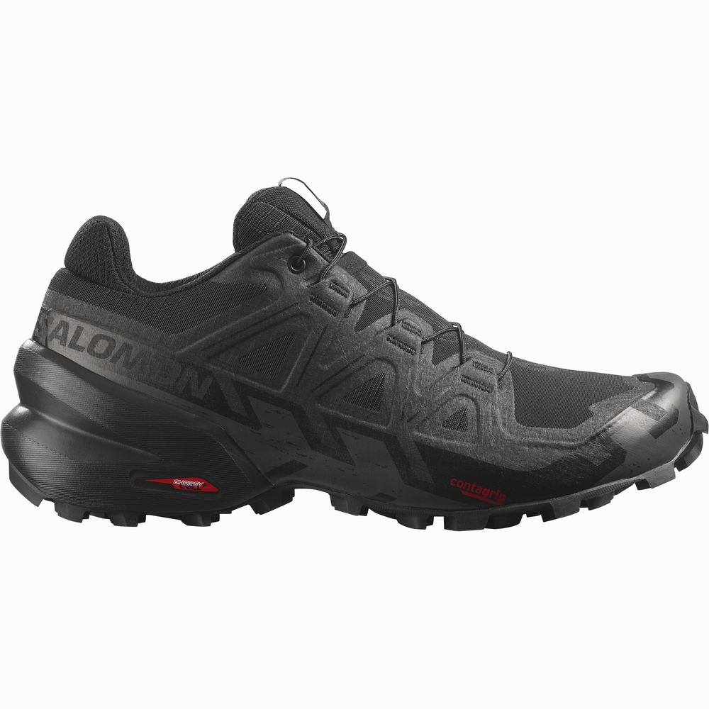 Chaussures Trail Running Salomon Speedcross 6 Femme Noir | France-2964810