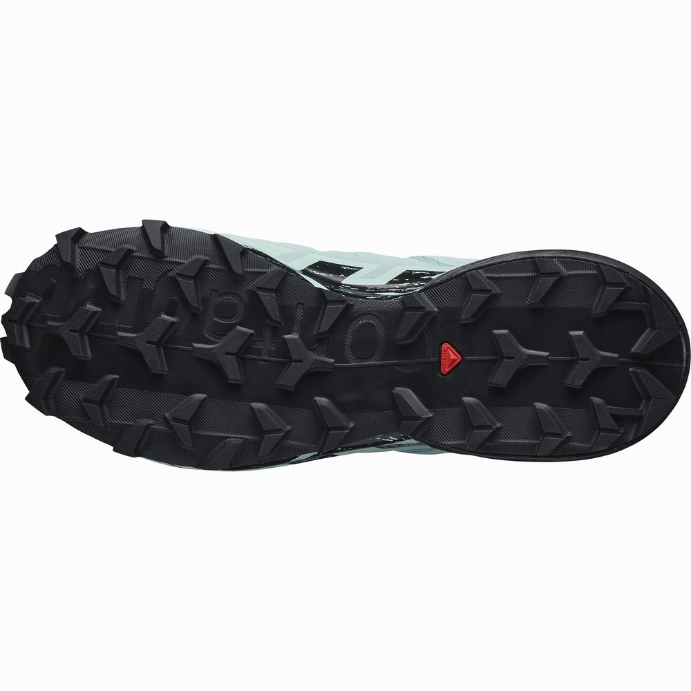 Chaussures Trail Running Salomon Speedcross 6 Gore-tex Femme Turquoise Noir | France-4986021