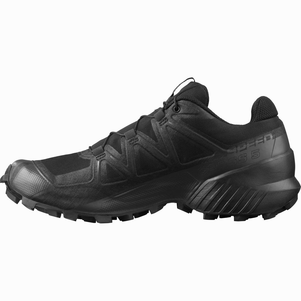 Chaussures Trail Running Salomon Speedcross 5 Homme Noir | France-5796403