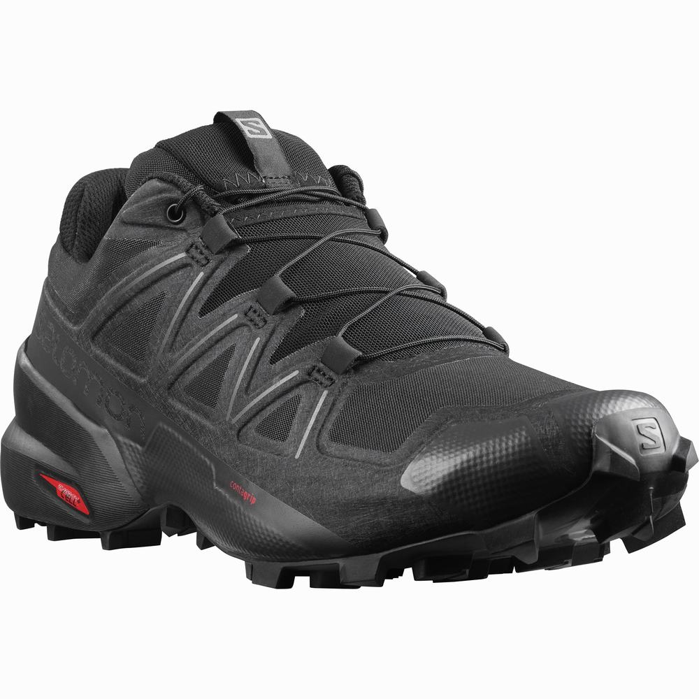 Chaussures Trail Running Salomon Speedcross 5 Homme Noir | France-5796403