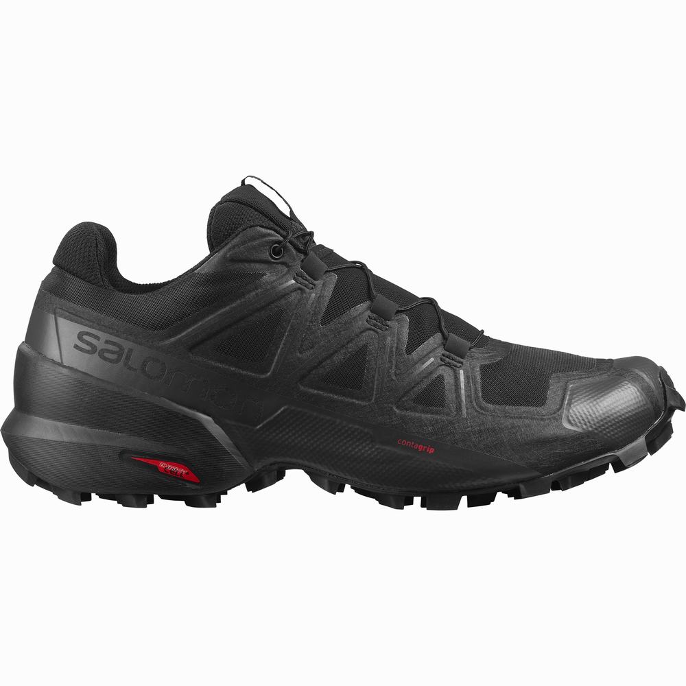 Chaussures Trail Running Salomon Speedcross 5 Homme Noir | France-5796403