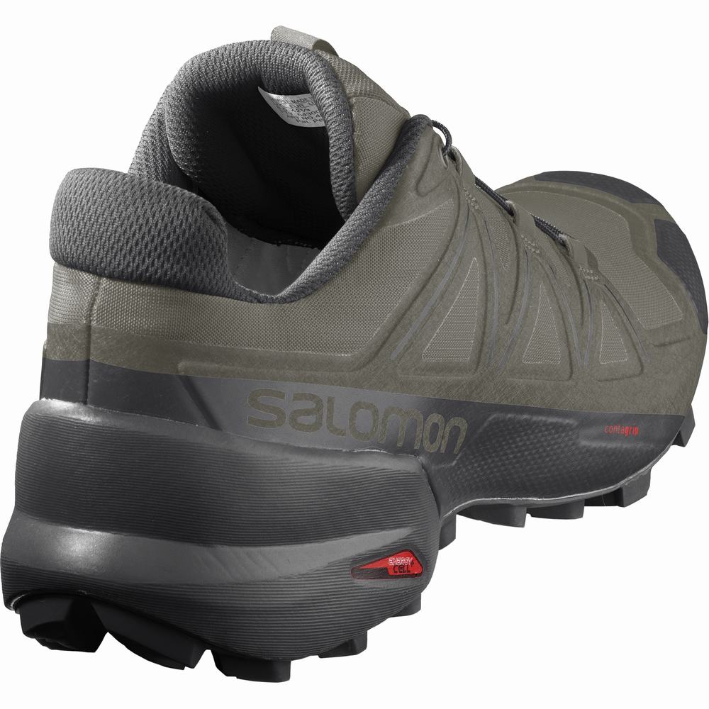 Chaussures Trail Running Salomon Speedcross 5 Homme Violette Noir | France-7896051