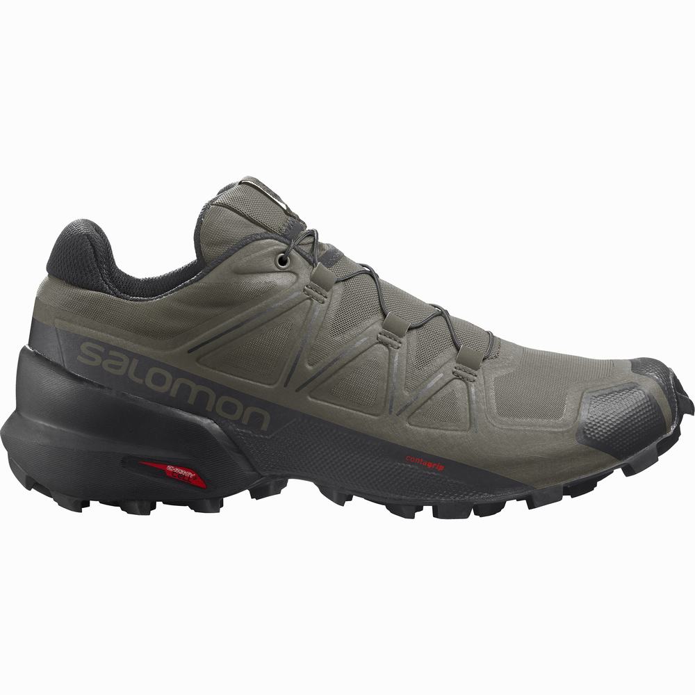 Chaussures Trail Running Salomon Speedcross 5 Homme Violette Noir | France-7896051