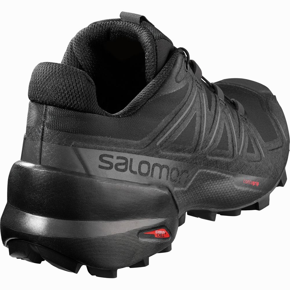 Chaussures Trail Running Salomon Speedcross 5 Femme Noir | France-9382710