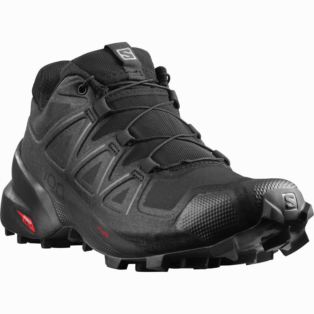 Chaussures Trail Running Salomon Speedcross 5 Femme Noir | France-9382710