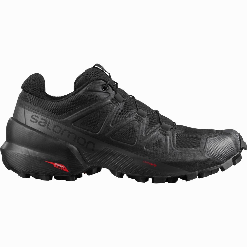 Chaussures Trail Running Salomon Speedcross 5 Femme Noir | France-9382710