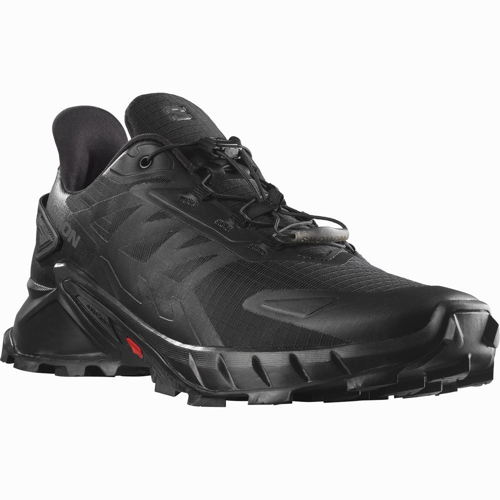 Chaussures Trail Running Salomon Supercross 4 Homme Noir | France-9364852