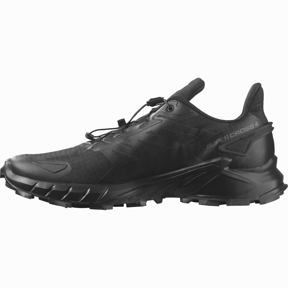 Chaussures Trail Running Salomon Supercross 4 Homme Noir | France-9364852