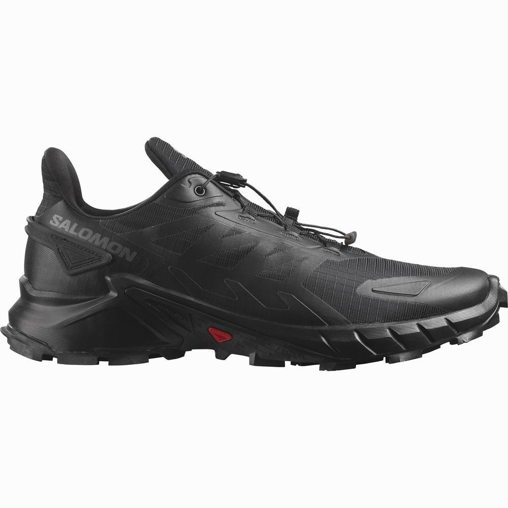 Chaussures Trail Running Salomon Supercross 4 Homme Noir | France-9364852