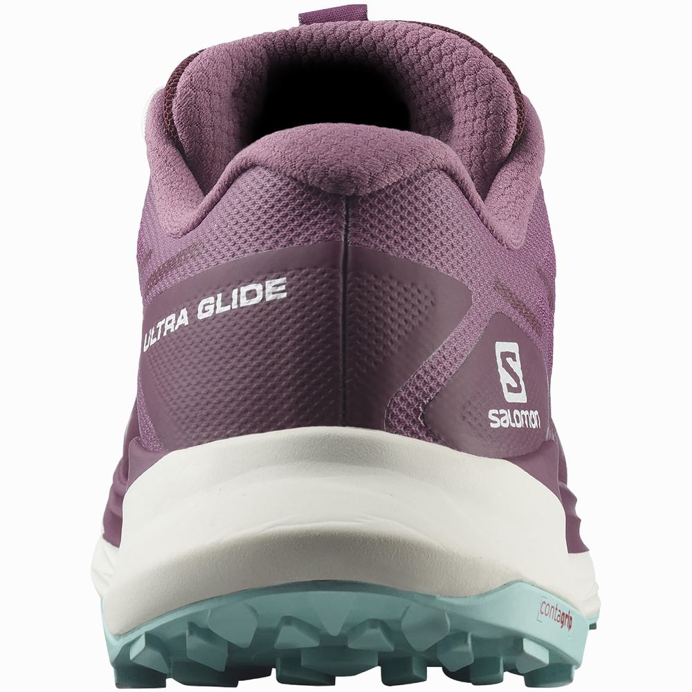 Chaussures Trail Running Salomon Ultra Glide Femme Violette Turquoise | France-1596482