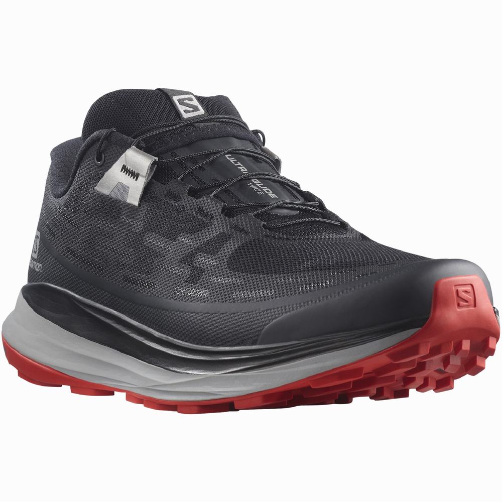 Chaussures Trail Running Salomon Ultra Glide Larges Homme Noir | France-6879432