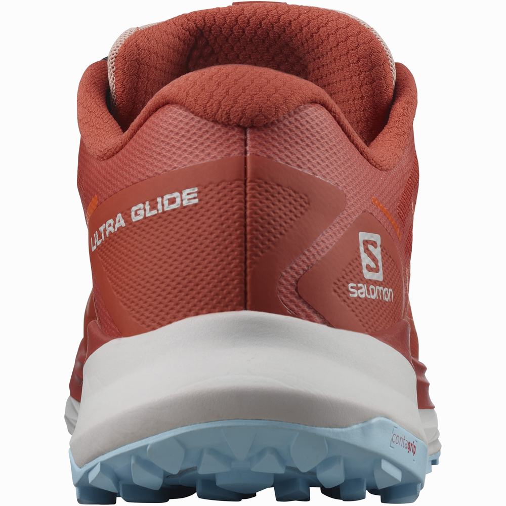 Chaussures Trail Running Salomon Ultra Glide Femme Orange Rouge Orange Bleu | France-9845720