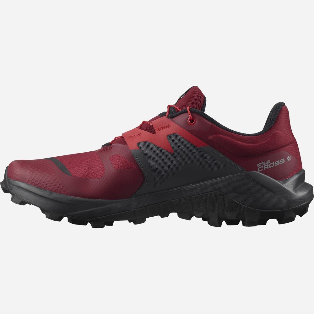 Chaussures Trail Running Salomon Wildcross 2 Homme Rouge | France-6023147