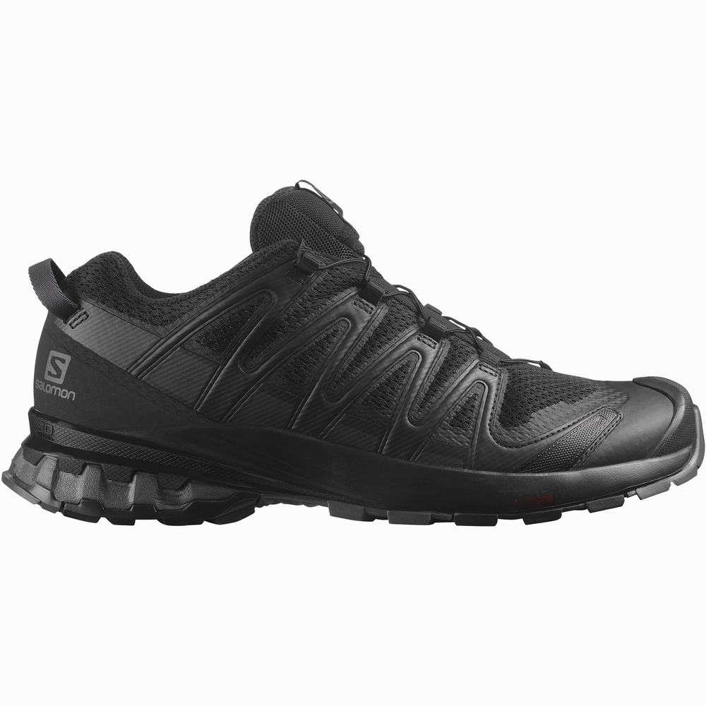 Chaussures Trail Running Salomon Xa Pro 3d V8 Larges Homme Noir | France-9281307